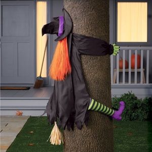 Hyde & EEK! Boutique halloween crashing witch decorative prop